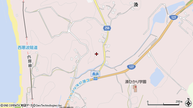 〒299-1607 千葉県富津市湊の地図