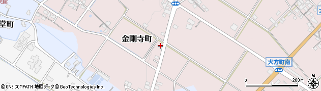 滋賀県彦根市金剛寺町周辺の地図