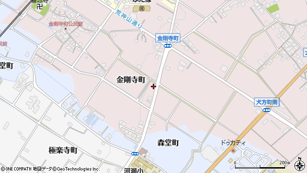 〒522-0235 滋賀県彦根市金剛寺町の地図