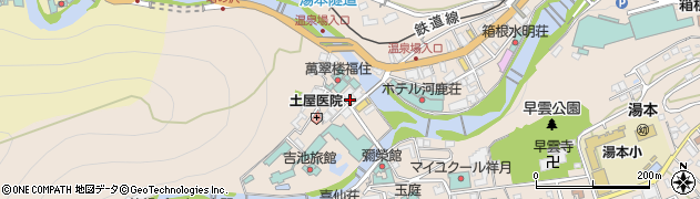 藤屋温泉場店周辺の地図