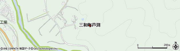 京都府福知山市三和町芦渕周辺の地図
