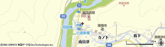 愛知県豊田市小渡町船戸周辺の地図