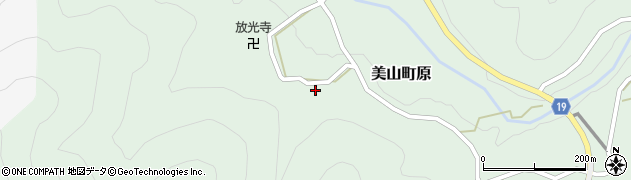 京都府南丹市美山町原（尾ノ上）周辺の地図