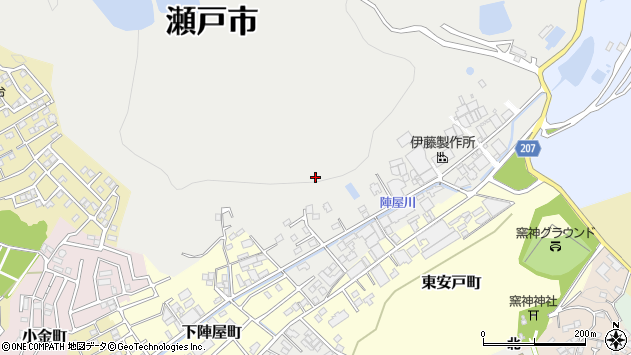〒489-0063 愛知県瀬戸市上陣屋町の地図