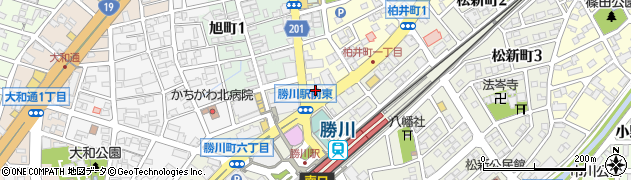 勝川歯科クリニック周辺の地図