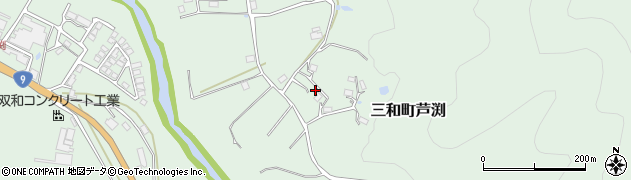 京都府福知山市三和町芦渕613周辺の地図