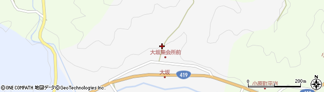 愛知県豊田市大坂町周辺の地図