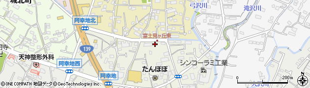 静岡県富士宮市東阿幸地245周辺の地図