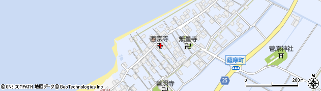 滋賀県彦根市薩摩町1354周辺の地図