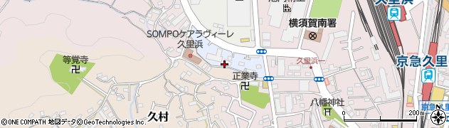 神奈川県横須賀市内川新田周辺の地図