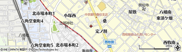 愛知県清須市春日宮重7周辺の地図