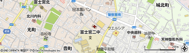 アクサ生命保険株式会社　富士宮分室周辺の地図