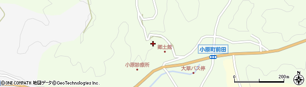 愛知県豊田市小原町周辺の地図