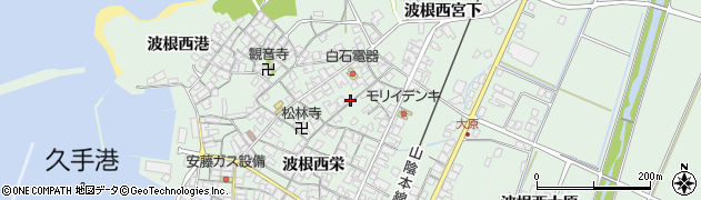 島根県大田市久手町（波根西壁の内）周辺の地図