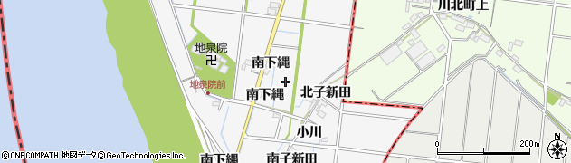 愛知県稲沢市祖父江町神明津小川周辺の地図