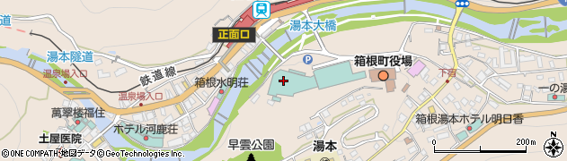 山野愛子美容室湯本富士屋ホテル店周辺の地図