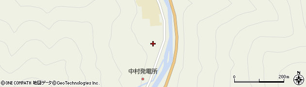 滋賀県大津市葛川中村町55周辺の地図
