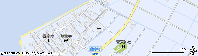 滋賀県彦根市薩摩町557周辺の地図