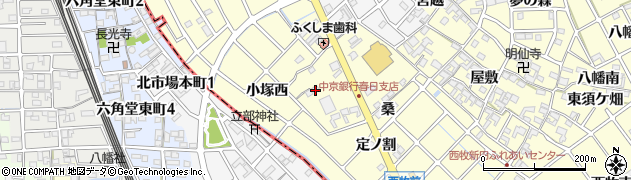愛知県清須市春日宮重21周辺の地図
