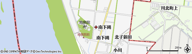 愛知県稲沢市祖父江町神明津西下縄周辺の地図