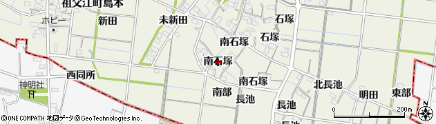 愛知県稲沢市祖父江町島本（南石塚）周辺の地図