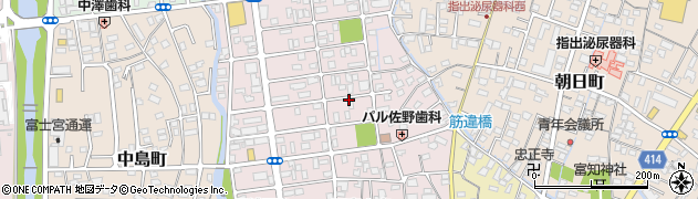 静岡県富士宮市淀川町周辺の地図