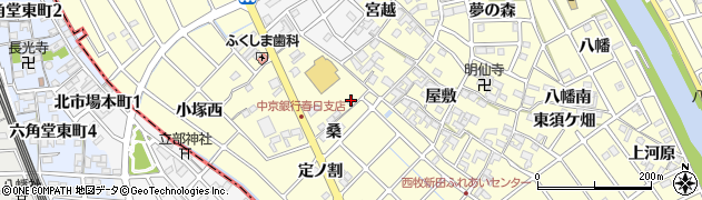 愛知県清須市春日宮重77周辺の地図