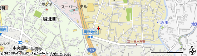 静岡県富士宮市富士見ケ丘1235周辺の地図