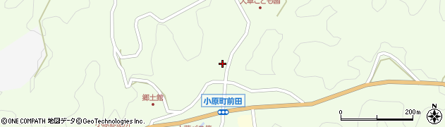 愛知県豊田市小原町洞周辺の地図