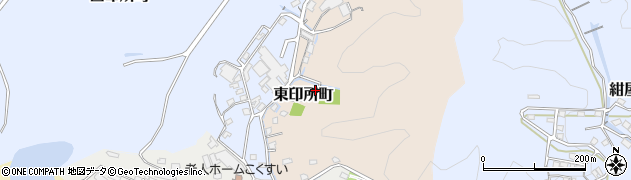 愛知県瀬戸市東印所町周辺の地図