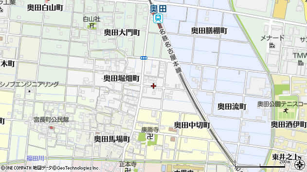〒492-8238 愛知県稲沢市奥田堀畑町の地図