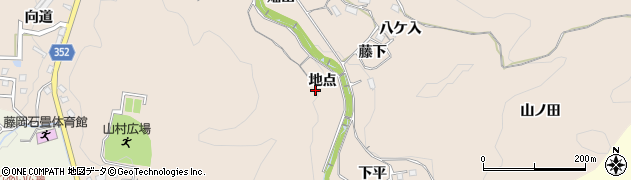 愛知県豊田市白川町（地点）周辺の地図