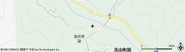 京都府南丹市美山町原（西垣内）周辺の地図