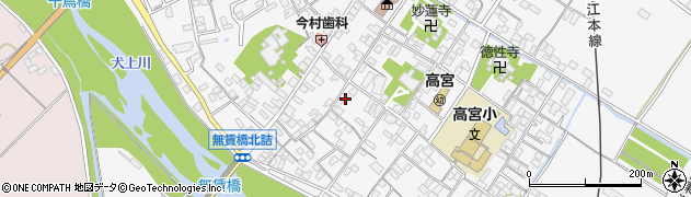 滋賀県彦根市高宮町2283周辺の地図