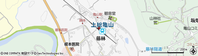 上総亀山駅周辺の地図