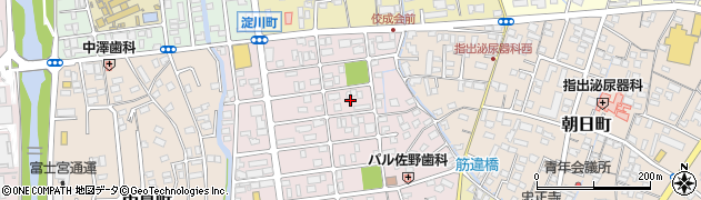 静岡県富士宮市淀川町12周辺の地図