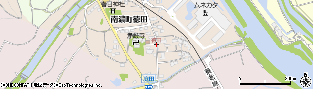 徳田周辺の地図
