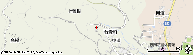 愛知県豊田市石畳町中道35周辺の地図