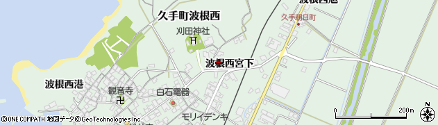 島根県大田市久手町（波根西宮下）周辺の地図