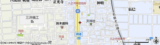 韓丼 北名古屋店周辺の地図