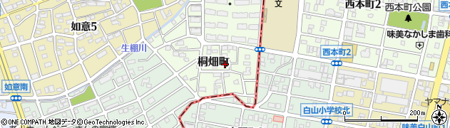 愛知県名古屋市北区桐畑町47周辺の地図