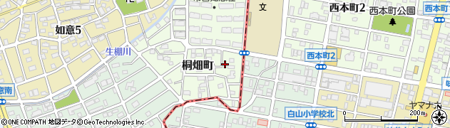 愛知県名古屋市北区桐畑町29周辺の地図