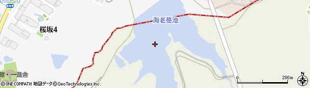 滝ノ水池周辺の地図