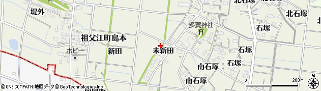 愛知県稲沢市祖父江町島本北同所周辺の地図