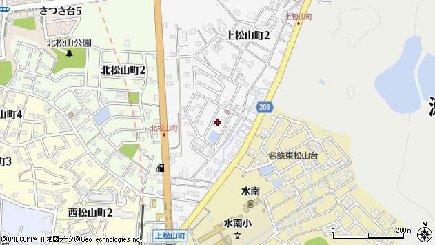 〒489-0068 愛知県瀬戸市上松山町の地図