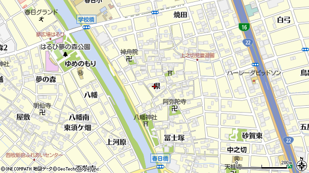 〒452-0962 愛知県清須市春日長久寺の地図