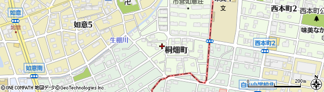 愛知県名古屋市北区桐畑町66周辺の地図