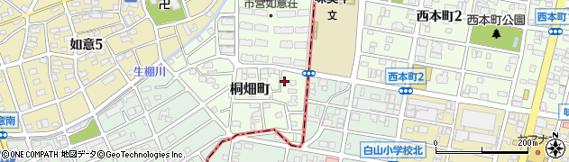 愛知県名古屋市北区桐畑町27周辺の地図