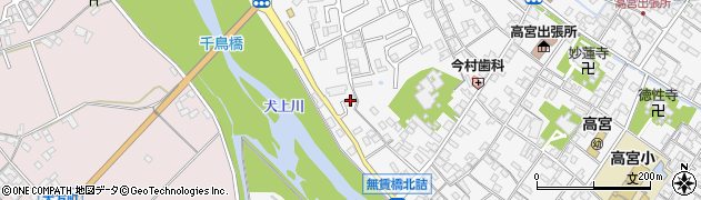 滋賀県彦根市高宮町2182周辺の地図