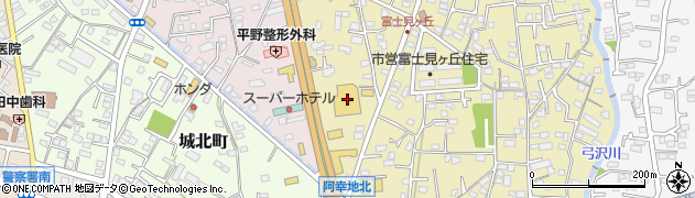 静岡県富士宮市富士見ケ丘65周辺の地図